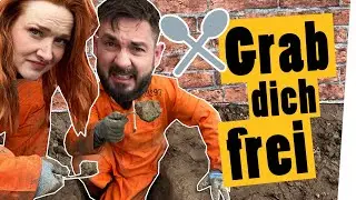 Nur mit Löffel?! Grab dich unter der Mauer durch || Das schaffst du nie!