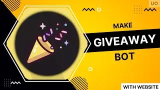 How to make giveaway bot with website | Prefix & Slash | Uo