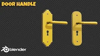 door handle modeling in blender