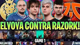 EMPIEZA EL GRAN DUELO ENTRE ELYOYA Y RAZORK!😱 | MDK vs FNC Game 1 LEC SEASON FINALS 2024 ESPAÑOL LVP