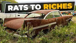 BIDDING WARS: Finding Hidden Gems Amongst Rat Infested Vehicle Auction | Turnin Rust