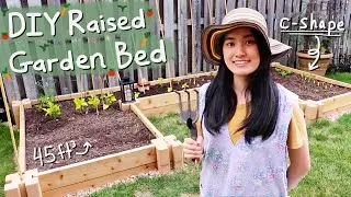 DIY Raised Garden Bed for Beginners Using Planter Blocks (No Nails)