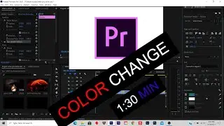 HOW TO CHANGE TITLE COLOR IN ADOBE PREMIERE PRO (2021)