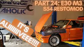 Part 24: How Many Tries This Time!? Will It Come To Life? First START of this BMW E30 M3 S54 Build!