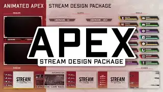 Animated Apex Legends inspired Twitch Overlay Package for Streamers