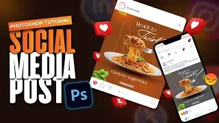 ULTIMATE Photoshop Course 🔥 | Social Media Post Tutorial | EP - 4 | Build Your Portfolio with me