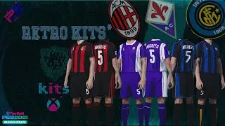 *AC MILAN *FIORENTINA *INTER RETRO KITS PES 2021