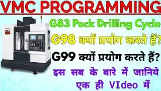 VMC Programming. G83 Peck Drilling Cycle. VMC Programming G98 and G99 Use. Canned Cycle G98 G99 VMC.