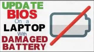 how to Bios flashing with cmd code without batery | Remake video dell bios flash with cmd no battery