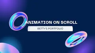 Animate on Scroll | RellaxJS | Scroll Reveal | Responsive Portfolio | #responsive #animation #scroll