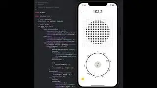 Animated Radio App User Interface created using 