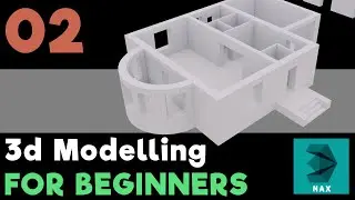 3dsMax House Modeling | Step By Step (Part 02)