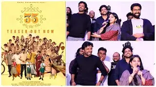 35 Chinna Katha Kaadu Movie Team Visits Sandhya Theatre | Nivetha Thomas | Rana Daggubati | TFPC