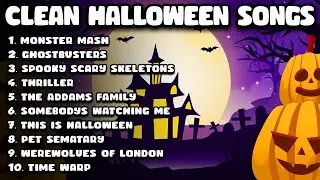 Clean Halloween Playlist 👻 Clean Halloween Songs Mix 🎃 Clean Halloween Songs for Classroom / School