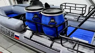 БОМБОВОЗ. ВЫДРА 480. ВТОРАЯ ЖИЗНЬ водометной ПВХ лодки, под спец. задачи.