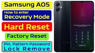 How to Hard Reset Samsung A05 ? #samsung #samsunga05 #hardreset #how #howto #howtoremove