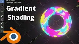 gradient color in blender | gradient shading in blender