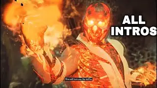 MORTAL KOMBAT 11 Scorpion All Intro Character Dialogues MK11