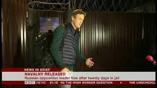 Opposition leader Alexei Navalny released (Russia) - BBC News - 14th October 2018