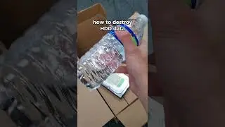 what's the best way to destroy a HDD? 