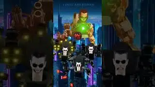 Cyborg Gman Boss 9999% vs All Bosses Titans Characters #skibiditoilet #viral