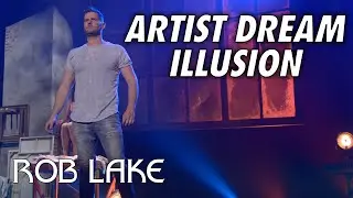 Rob Lake Artist Dream Illusion: Incredible Illusions! Impossible beautiful magic by AGT illusionist!