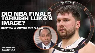 Did Luka Doncics Finals performance tarnish his image? Stephen A. points out the flaws | First Take