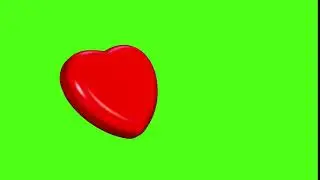 heart blinking green screen background video | screen magic || green screen video |