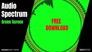 Green Screen Audio Spectrum | Free Download | OMER J GRAPHICS