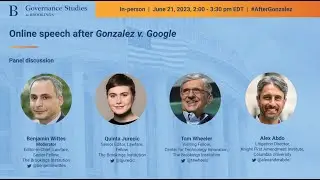 Online speech after Gonzalez v. Google