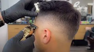 Low Skin Fade Combover Haircut Barber Tutorial