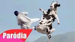 VACA LUTANDO KUNG FU | PARÓDIA