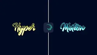 Make Trendy Stroke Text Animation In Alight Motion - Tutorial