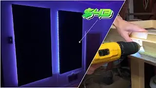 How To Make Glowing Wall Panels For $43