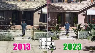 Grand Theft Auto V Graphics 2013 vs 2023 | GTA 5 Evolution