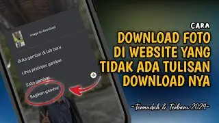 Gampang Banget❗Cara Download Foto Di Website Yang Tidak Ada Tulisan Downloadnya