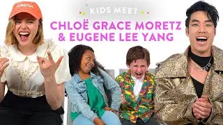 Kids Meet Stars of Nimona (Chloë Grace Moretz & Eugene Lee Yang) | HiHo Kids