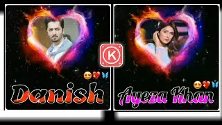 Heart Waving Effect Name Art Video Editing with own Photo in Kinememaster in Urdu Hindi | 2021 |