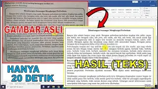 Cara Mudah Merubah Foto atau Gambar Menjadi Teks di Microsoft Word