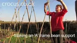 How To: Make an 'A' frame bean support