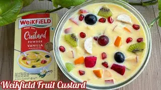 Weikfield Fruit Custard Recipe | How to make Fruit Custard With Weikfield Custard Powder | Weikfield