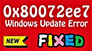 0x80072ee7 Windows 10 Update Error Fix (English) How to Fix 0x80072ee7 Error in Windows 10 \ 8 \ 7