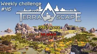 TerraScape - weekly challenge #46 - 1980 score (1st place/tied)