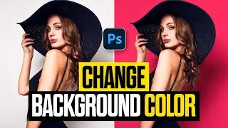 How to Change Background Color in Photoshop - 1 Minute Tutorial