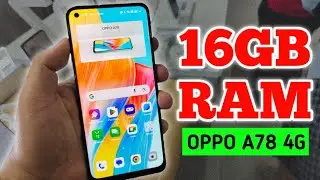 16GB RAM + 256GB Storage Oppo A78 4G RAM Expansion Tutorial