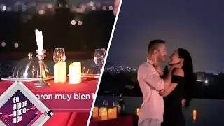 Bajo la lluvia, Liv y Mauricio se juraron amor y se hicieron novios. | Enamorándonos