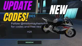 NEW* UPDATE! H2R!!! CODES! NEW BIKES!🏍️ Motorcycle Mayhem ROBLOX