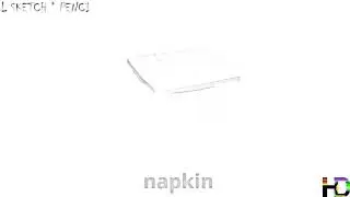 How to Draw Napkin sketch