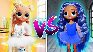 RICH GIRL DESPISES POOR GIRL in BALLET CLASS 🩰 LOL OMG DOLLS