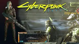 RASETSU Best Sniper Rifle in Cyberpunk 2077 • RTX 4090 • 2K QHD